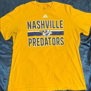 Adidas Nashville Predators Gold Tee